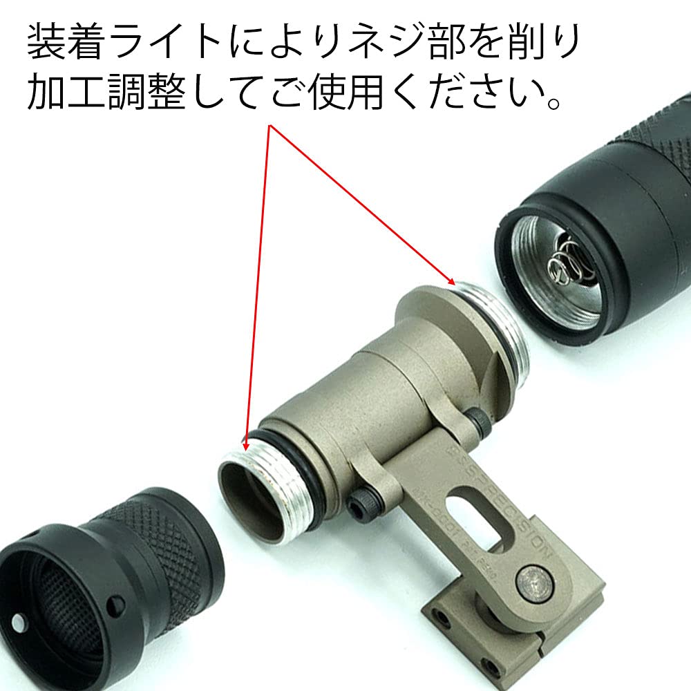 Amazon | ミリタリーガレージ Evolution Gear ACRヘルメット用 LED